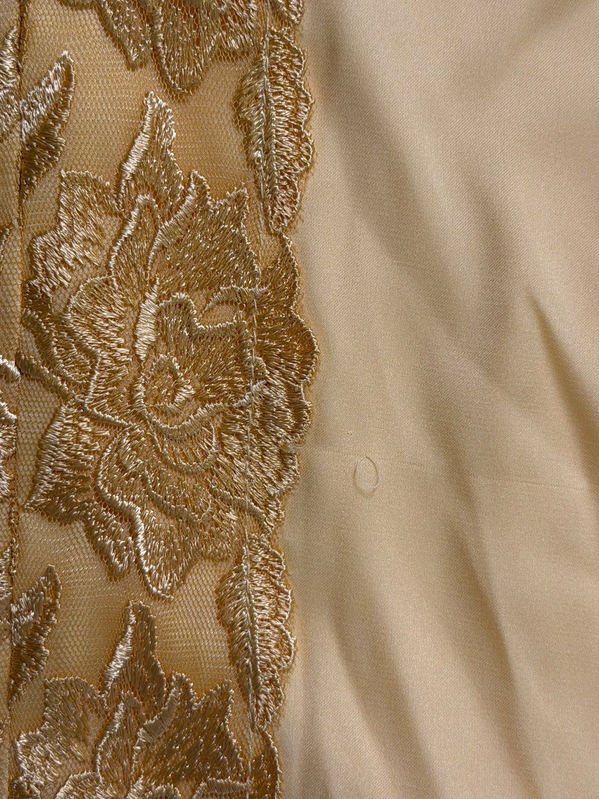 Yellow Satin Dress — B-grade | Size M