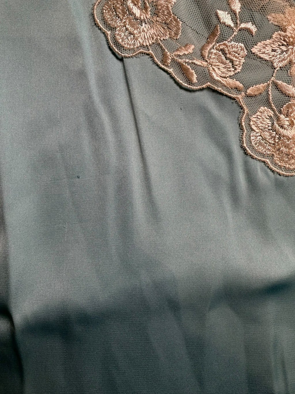 Blue Satin Maxi — B-grade | Size XS
