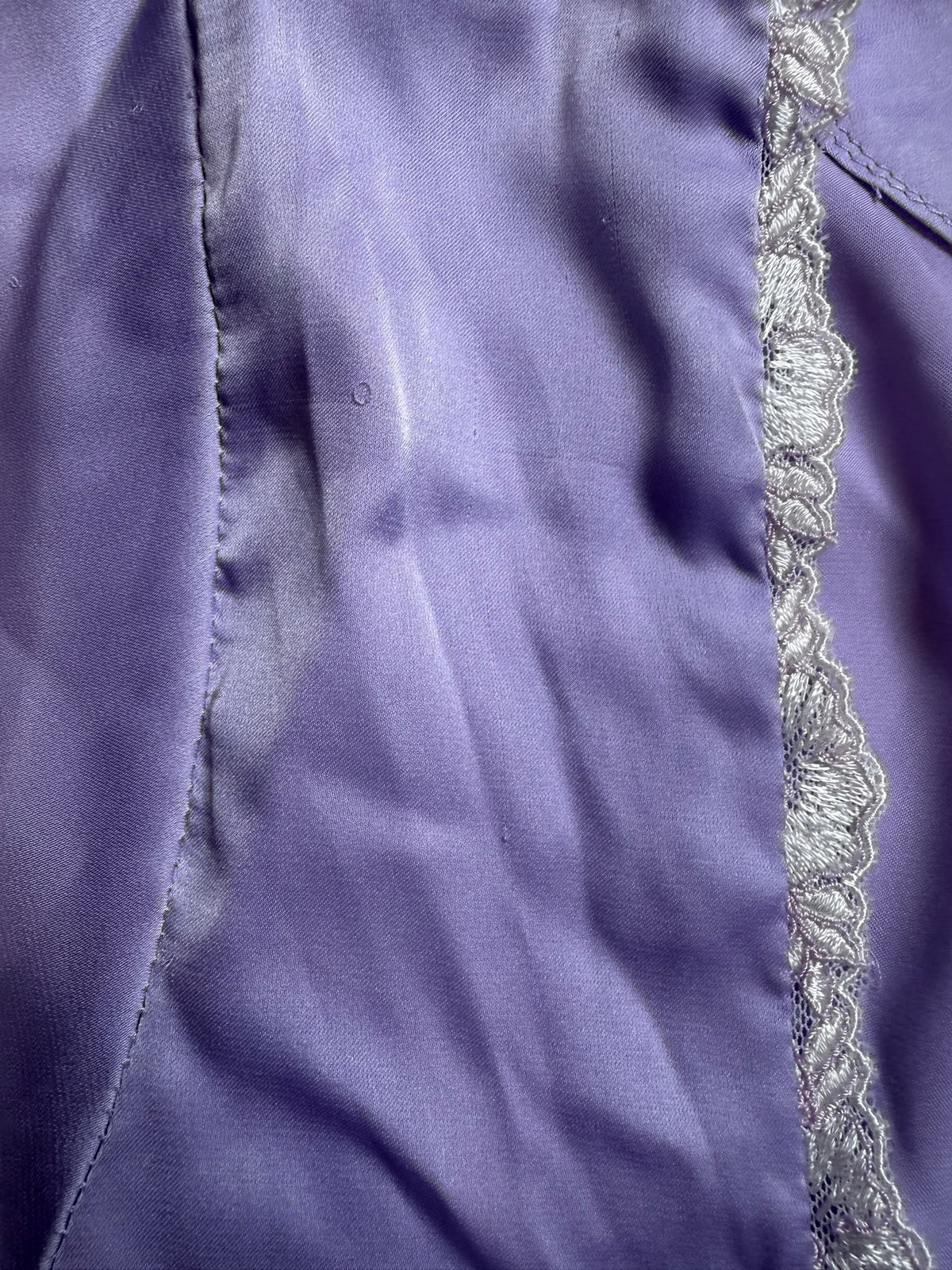 Purple Satin Set — B-grade | Size XS