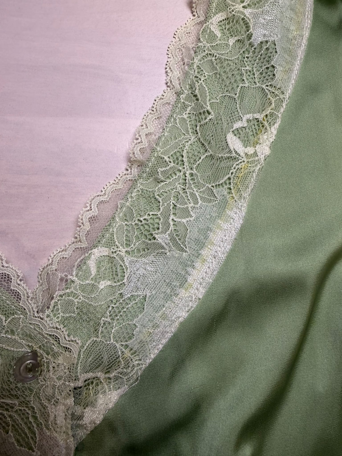 Green Satin Set — B-grade | Size M