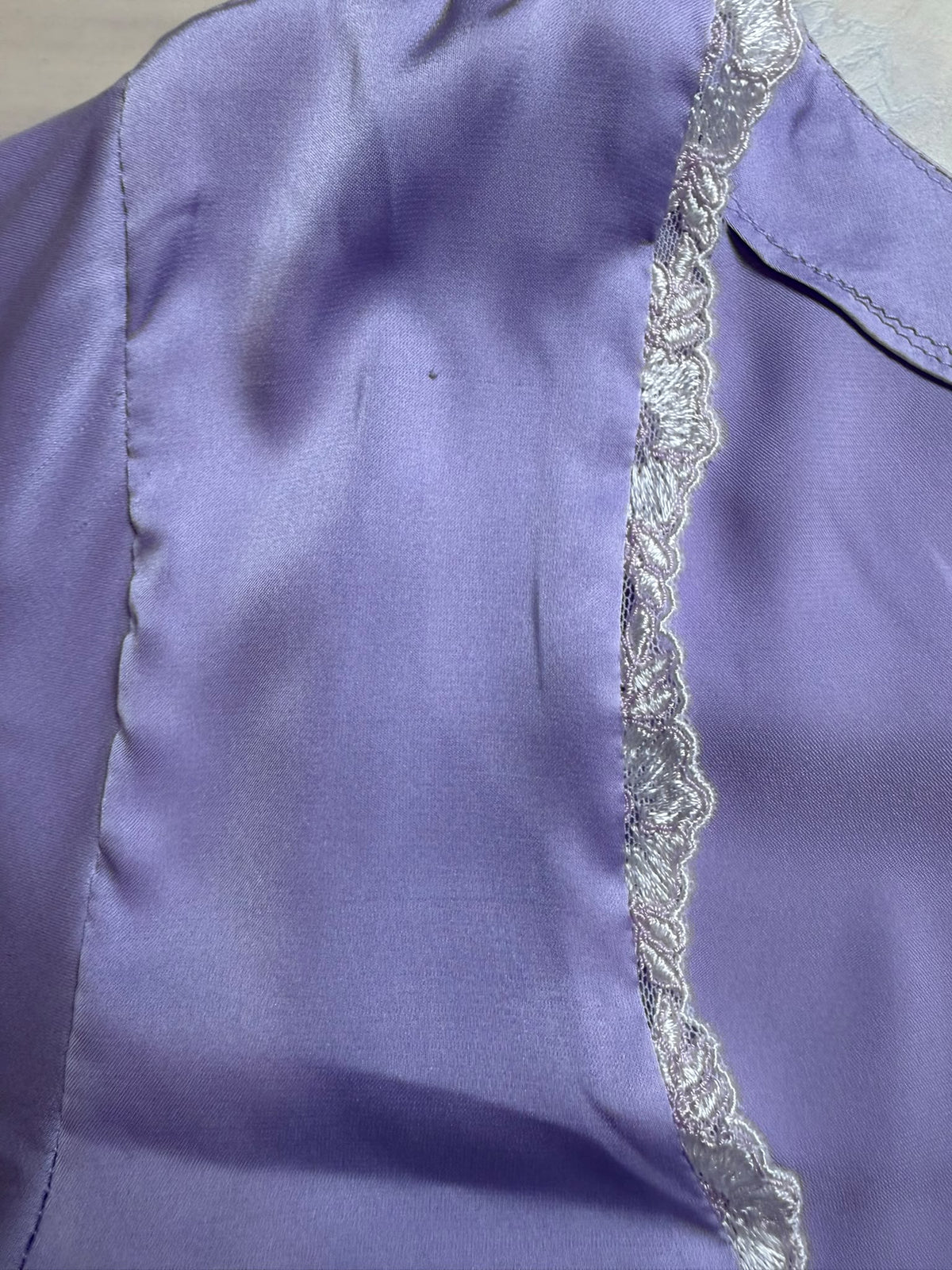 Purple Satin Set — B-grade | Size XS