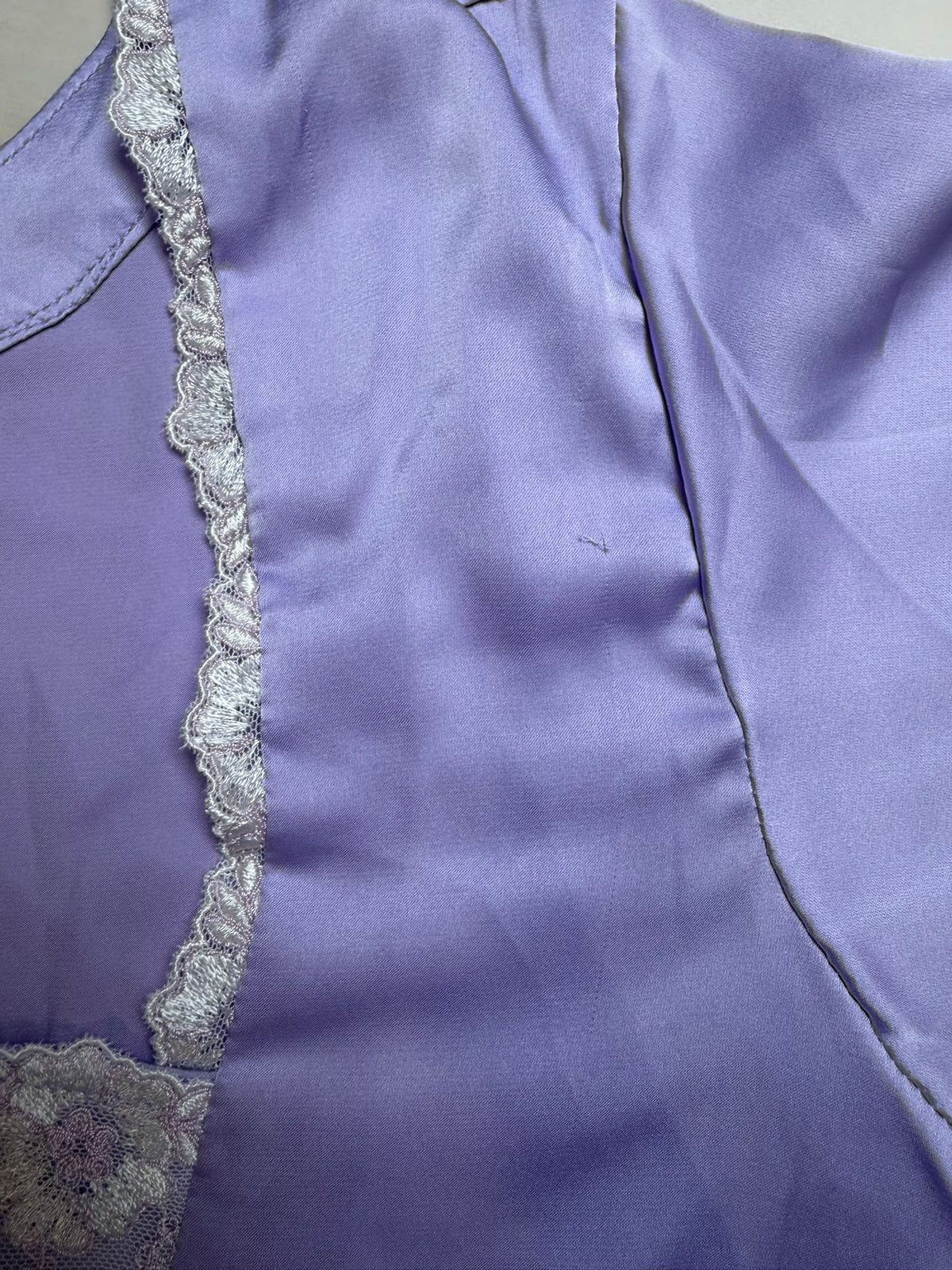 Purple Satin Set — B-grade | Size XS
