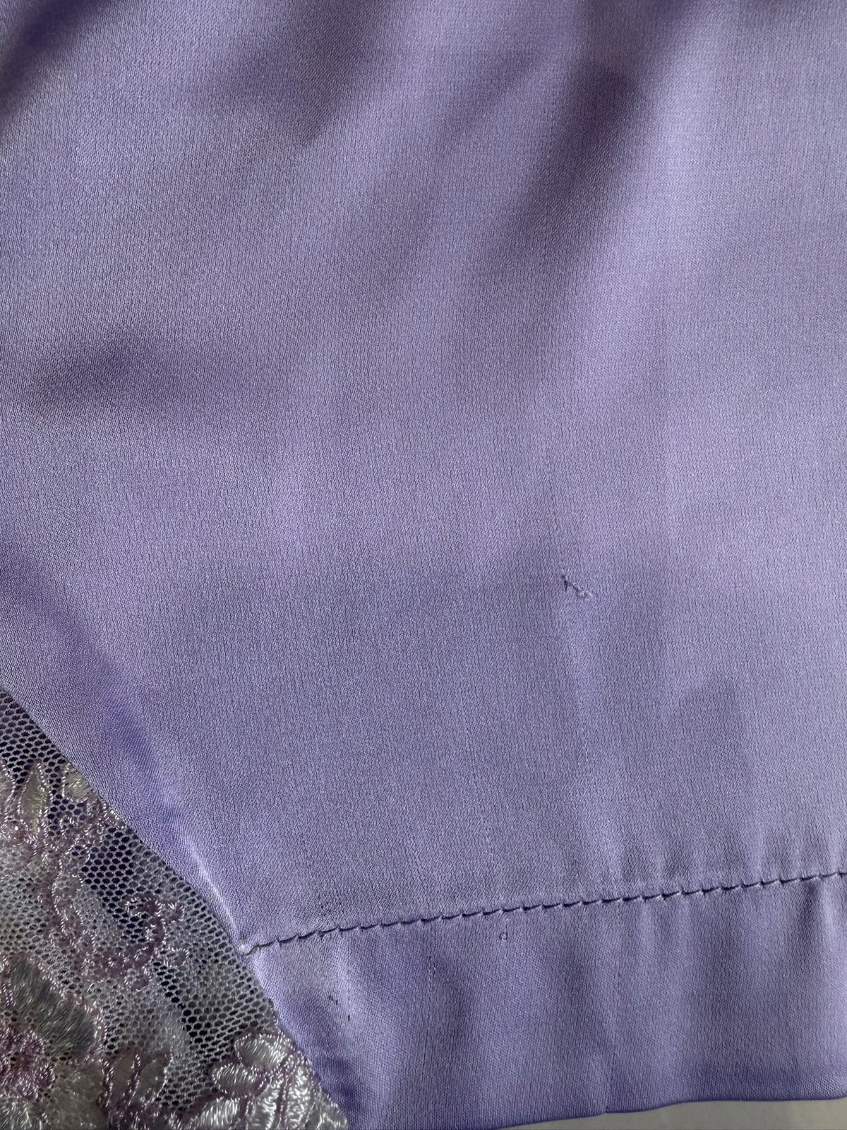 Purple Satin Set — B-grade | Size XS