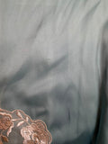 Blue Satin Maxi — B-grade | Size S