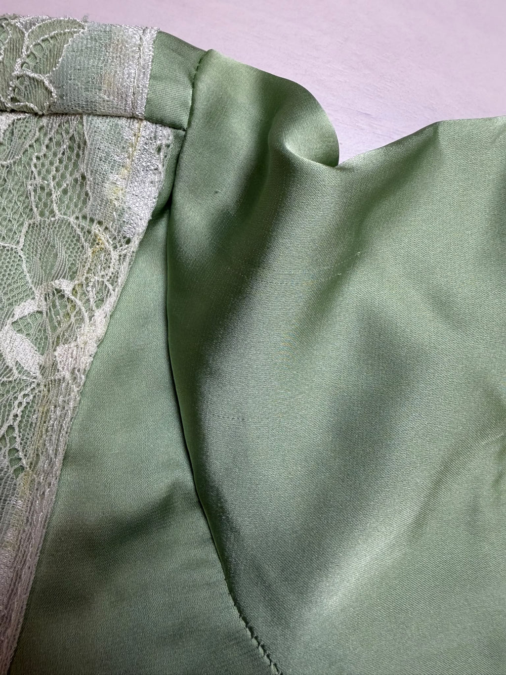 Green Satin Set — B-grade | Size M